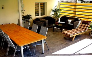 Gedeckte Terrasse